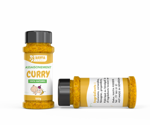 HAYFA Foods - Assaisonnement Curry et Poulet 100g